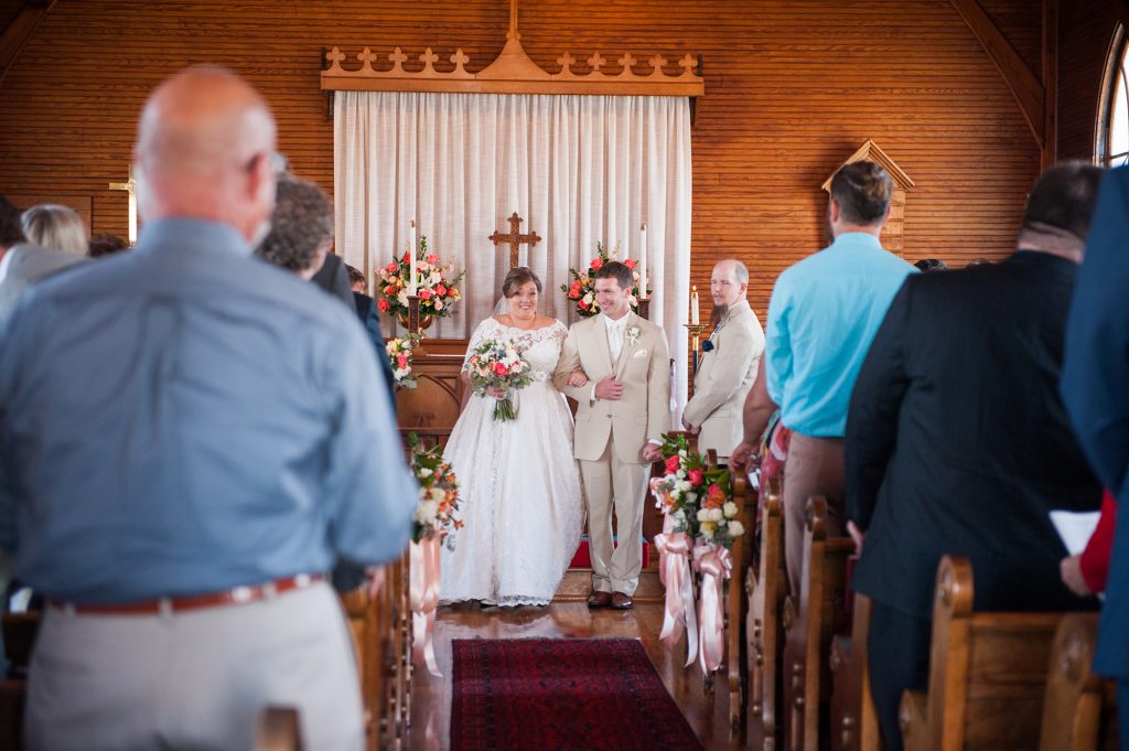 church wedding ceremony bride groom altar knoxville nashville photography