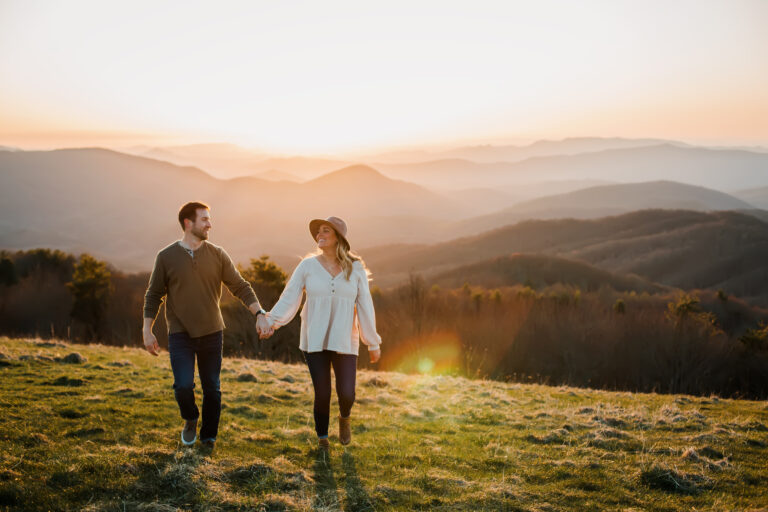 knoxville wedding photographer asheville engagement session max patch north carolina wedding inspiration